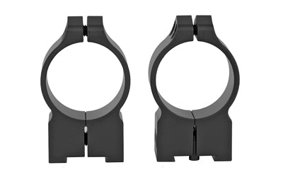 Warne Permanent Attached Fixed Ring Set |  Fits Tikka Grooved Receiver |  30mm High |  Matte Finish