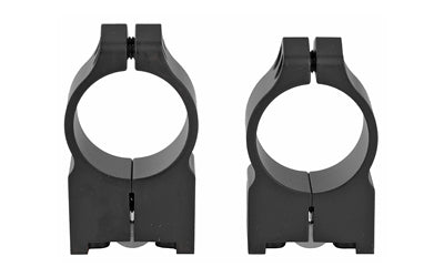 Warne Permanent Attached Fixed Ring Set |  Fits Ruger M77 |  1" Medium |  Matte Finish