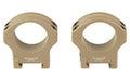 Warne HyperLite Rings |  30mm Medium |  Matte Finish |  Flat Dark Earth |  Fits Picatinny