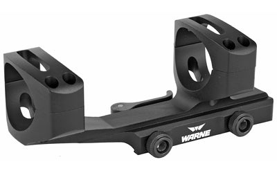 Warne Quick Detach Cantilever Mount |  34mm |  Fits AR Rifles |  Extended Skeletonized |  Black Finish