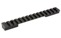Warne Vapor |  1 Piece Base |  Fits Howa 1500 Short Action/Weatherby Vanguard Short Action |  Matte Finish |  Black