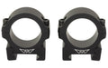 Warne Vapor Horizontal |  1" |  Low Rings |  Matte Finish |  Black |  Fits Picatinny