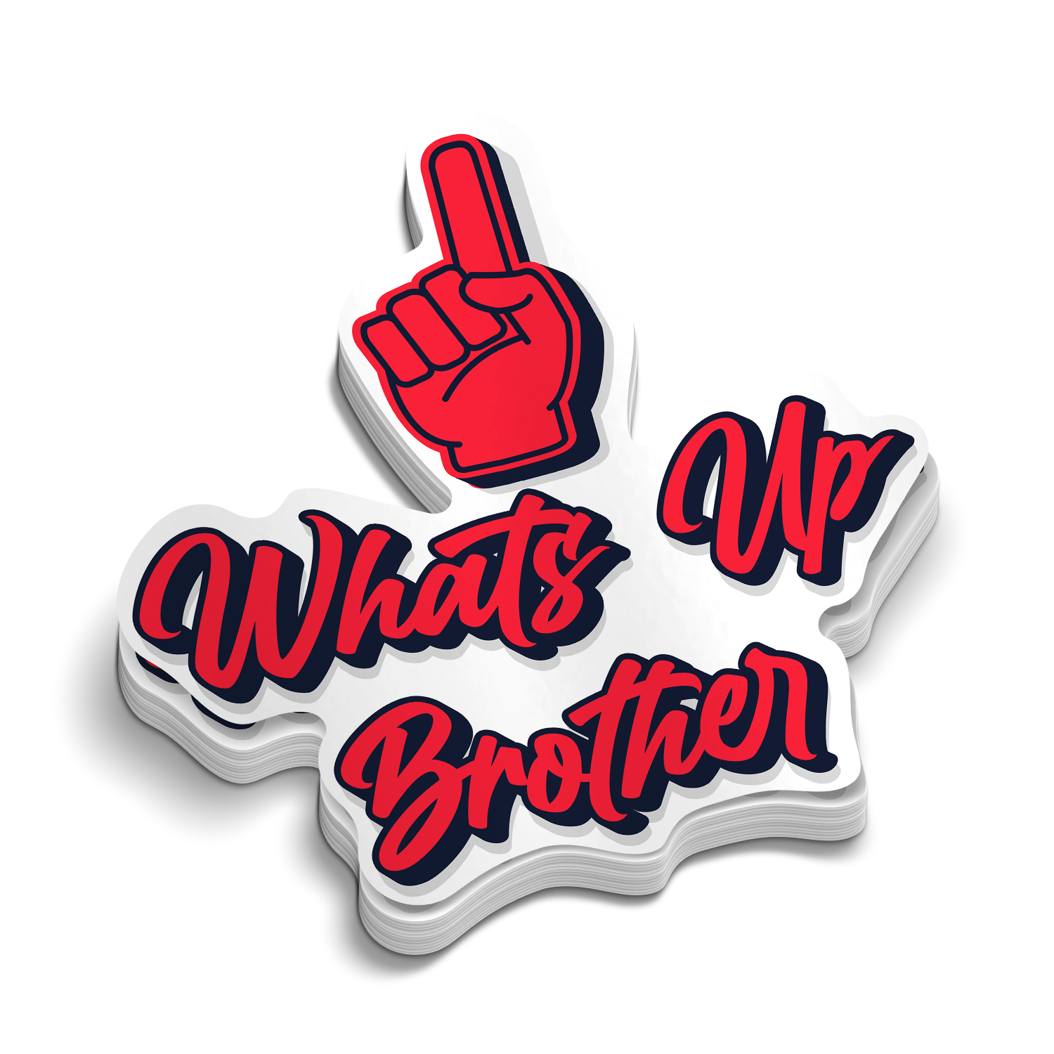 Whats Up Brother - Hard Hat Decal