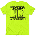 HR Violation - Safety Yellow Pocket T-Shirt