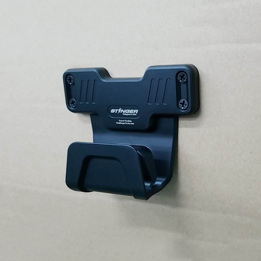 Stinger Magnetic Gun Mount w/ Safety Trigger Guard Protection, w/ Sticky Pad Non-Drill Solution (Black 2-Pack)