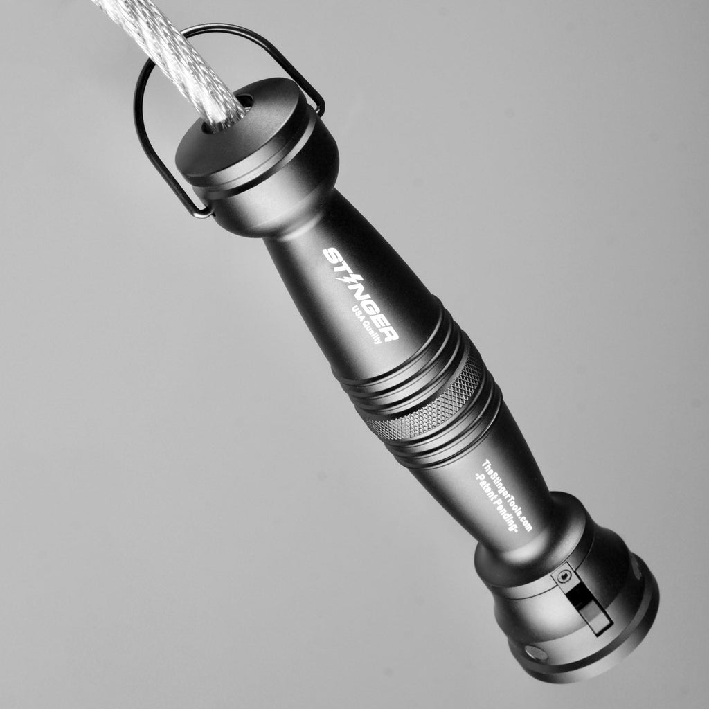 Stinger Whip to Fist Pro: Car Emergency Tool with Seat Belt Cutter and Window Breaker