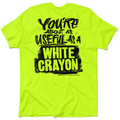 White Crayon - Safety Yellow Pocket T-Shirt