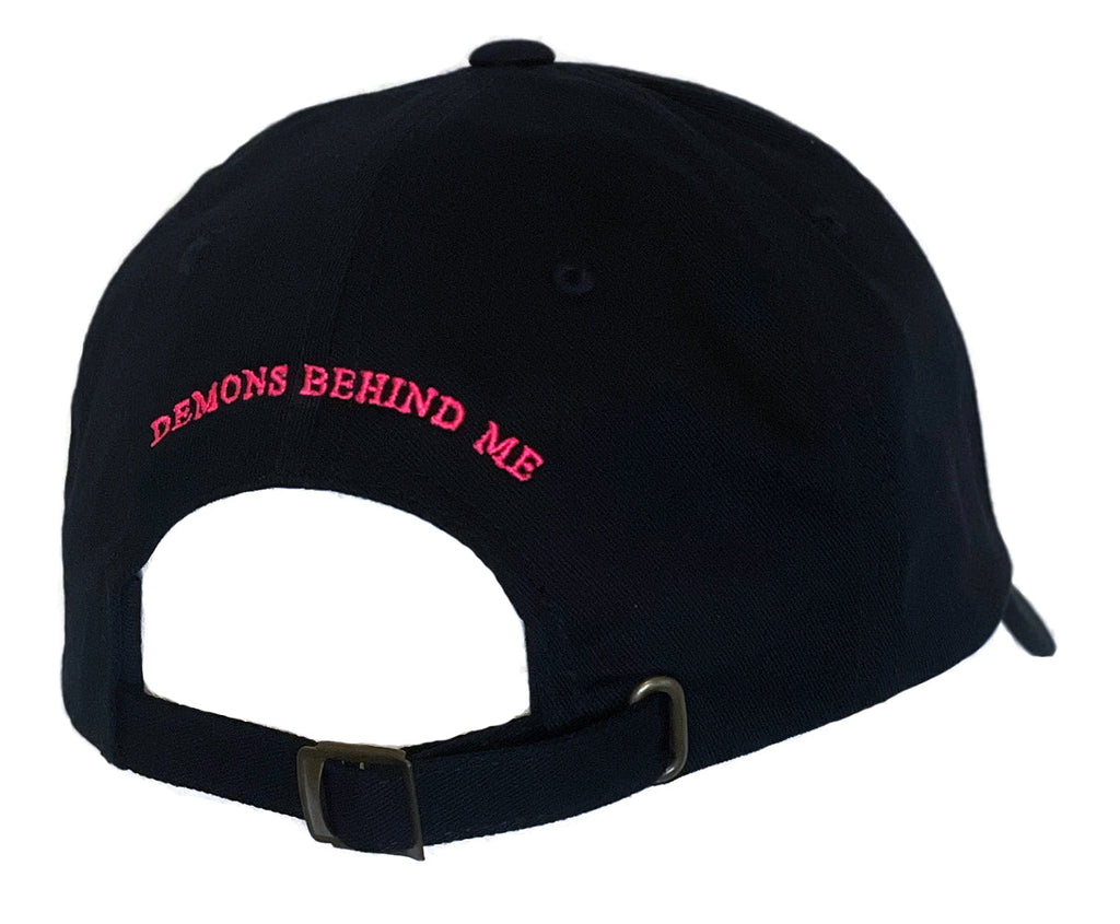 Women's PINK bow Embroidered Adjustable Cap