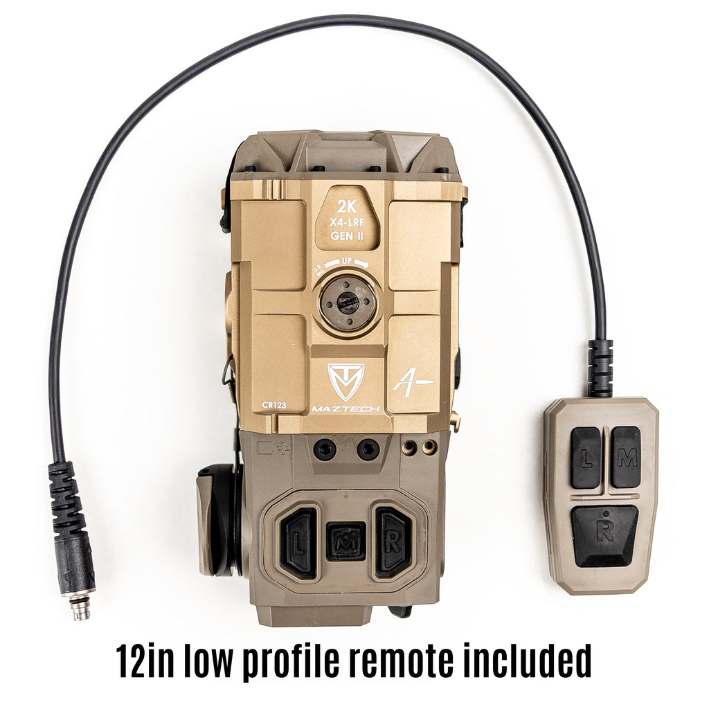 Maztech X4-LRF Gen 2 - Improved Up to 16,400 Yards Ranging & Ballistic Solver - Enhanced Laser Precision