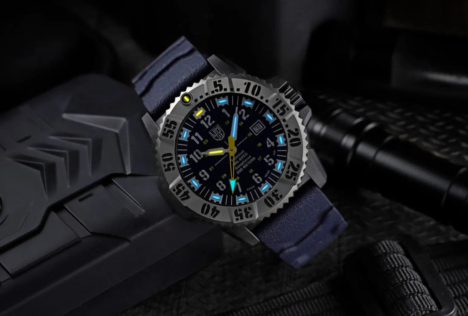 Luminox Tritium Blue Mil-Spec 46MM Military Dive Watch