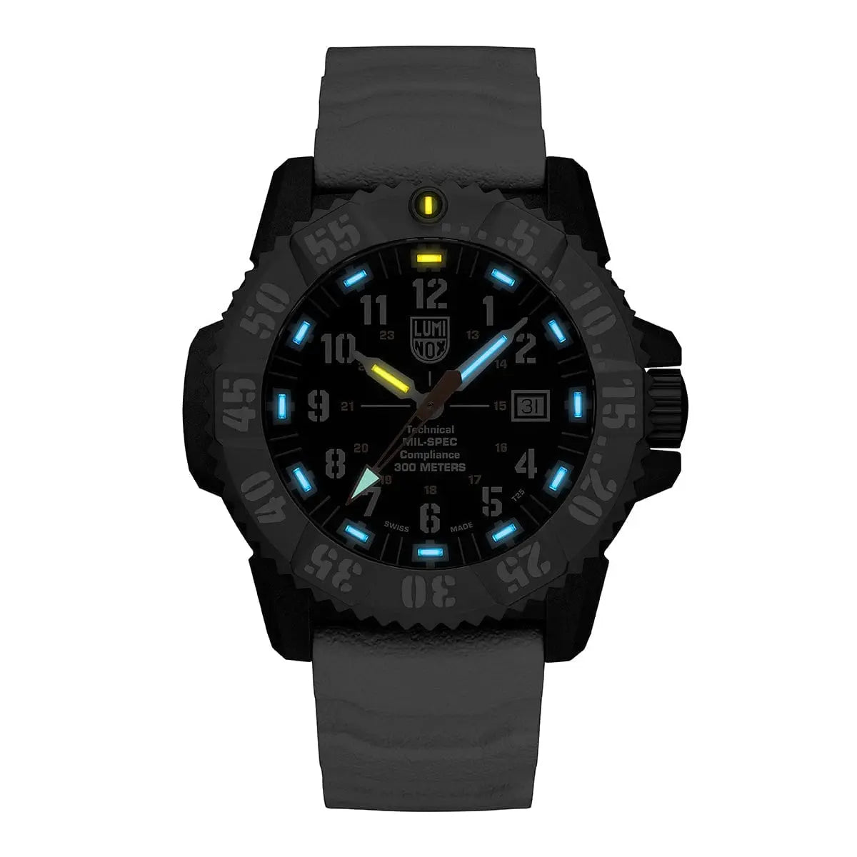 Luminox Tritium White Mil-Spec 46MM Military Dive Watch