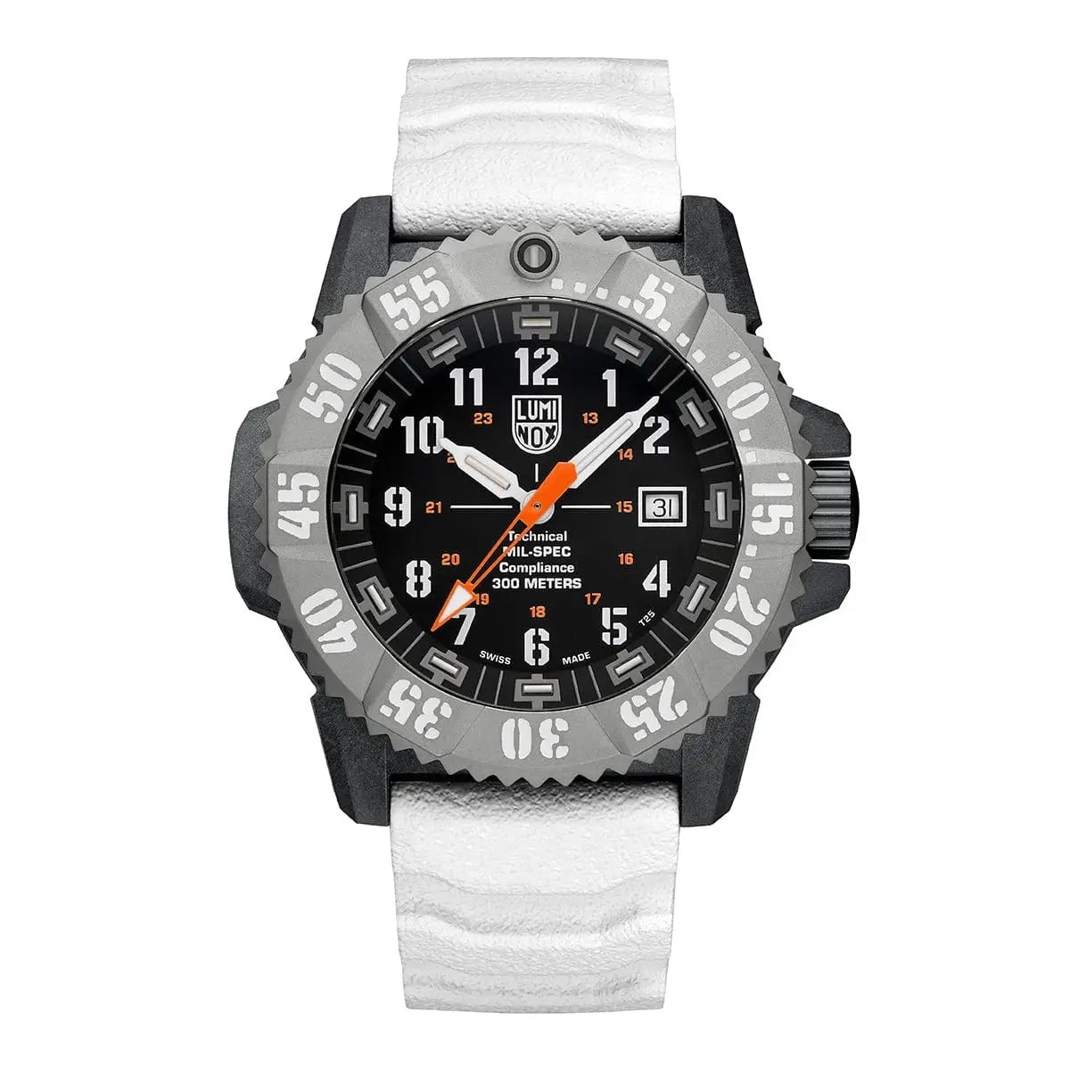 Luminox Tritium White Mil-Spec 46MM Military Dive Watch
