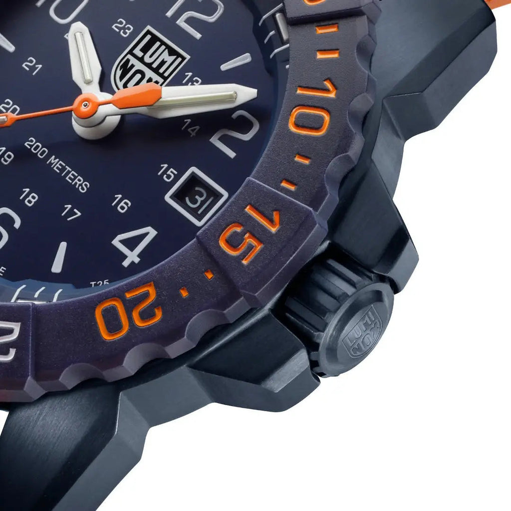 Luminox Tritium Orange/Blue Navy Seal Foundation 45MM Watch