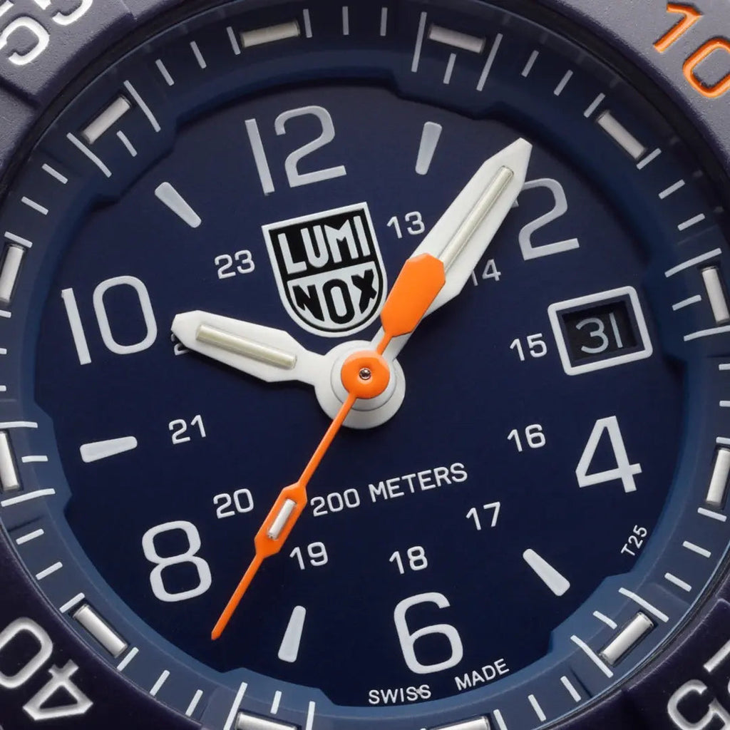 Luminox Tritium Orange/Blue Navy Seal Foundation 45MM Watch