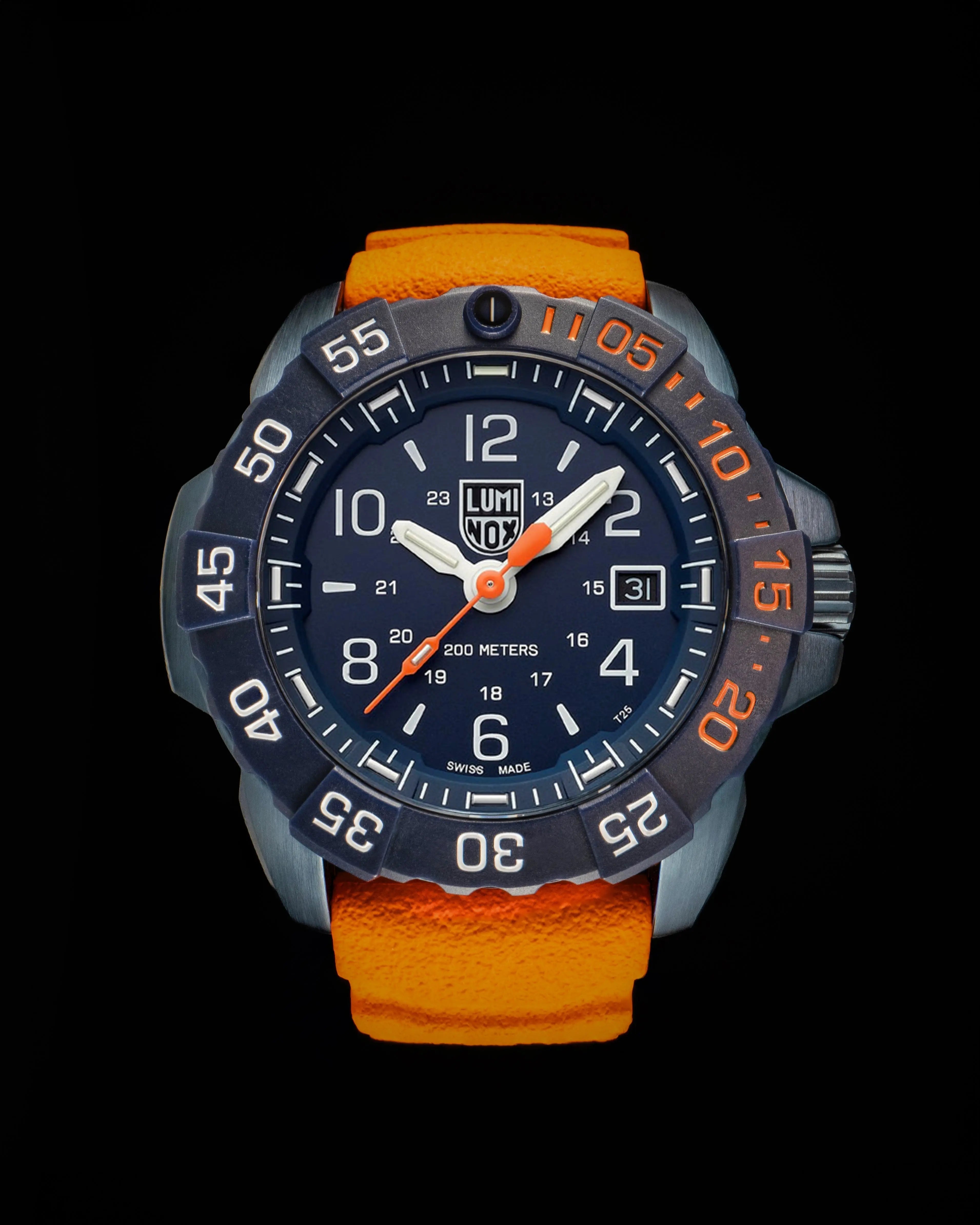 Luminox Tritium Orange/Blue Navy Seal Foundation 45MM Watch
