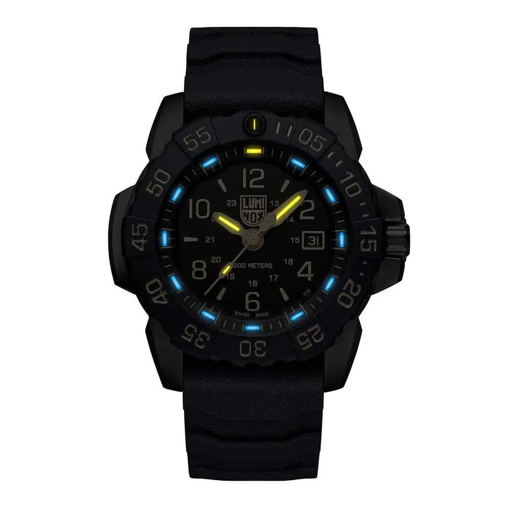 Luminox Tritium Blue Navy SEAL Foundation 45MM Military Dive Watch