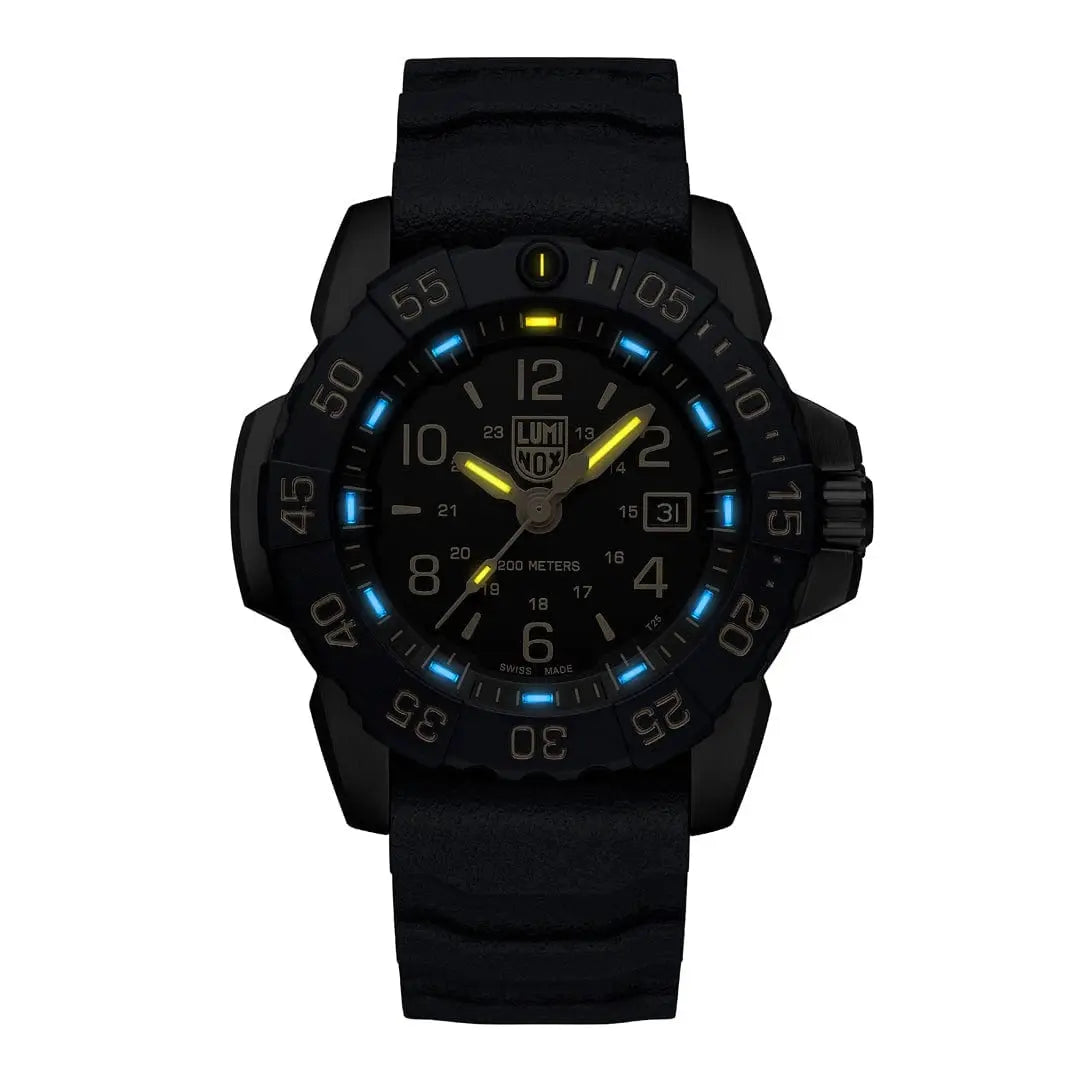 Luminox Tritium Blue Navy SEAL Foundation 45MM Military Dive Watch