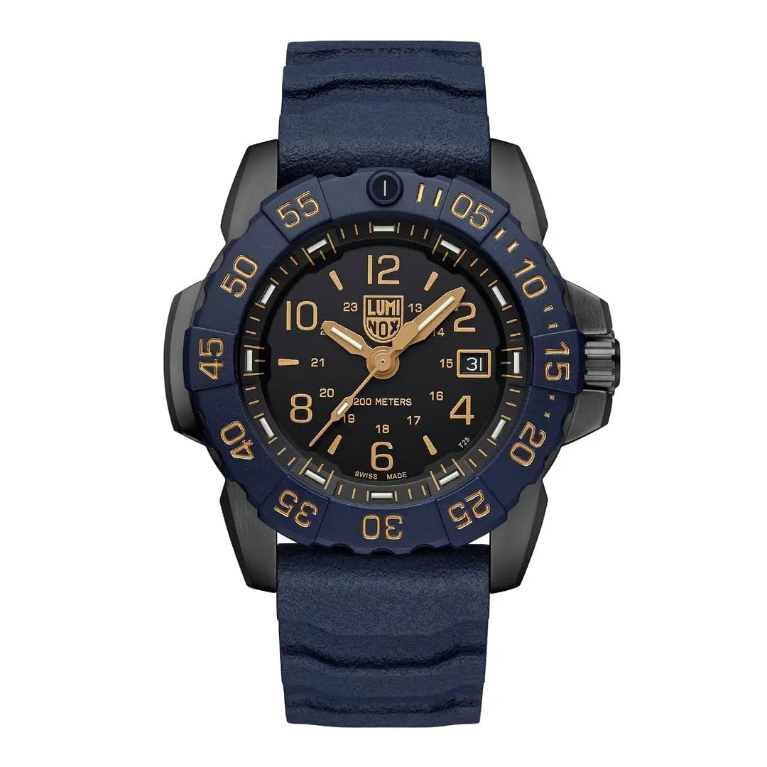 Luminox Tritium Blue Navy SEAL Foundation 45MM Military Dive Watch
