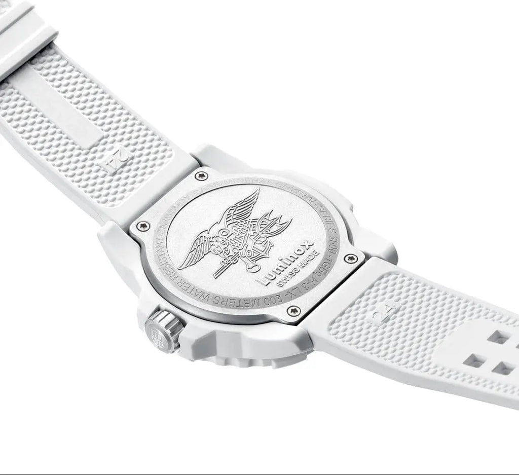 Luminox Tritium White Navy SEAL 45MM Military Dive Watch