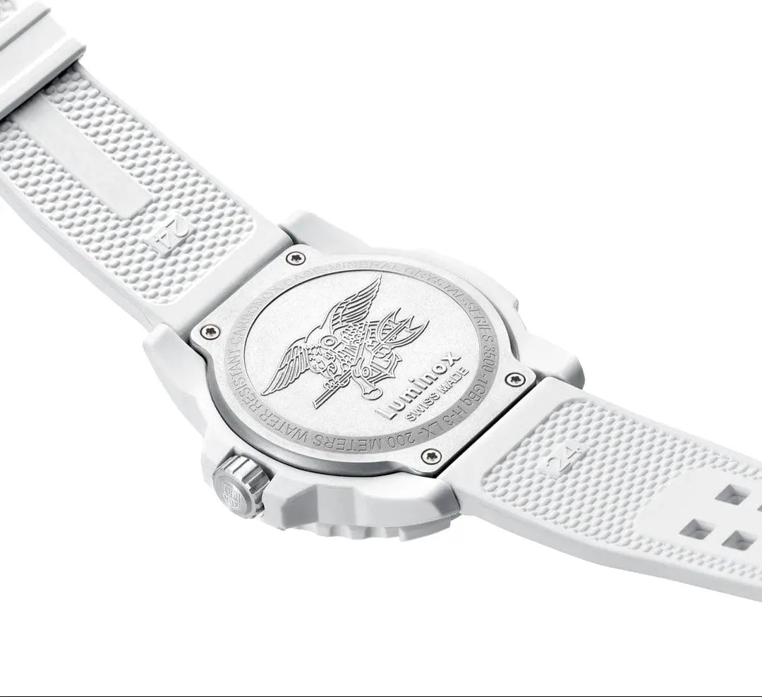 Luminox Tritium White Navy SEAL 45MM Military Dive Watch