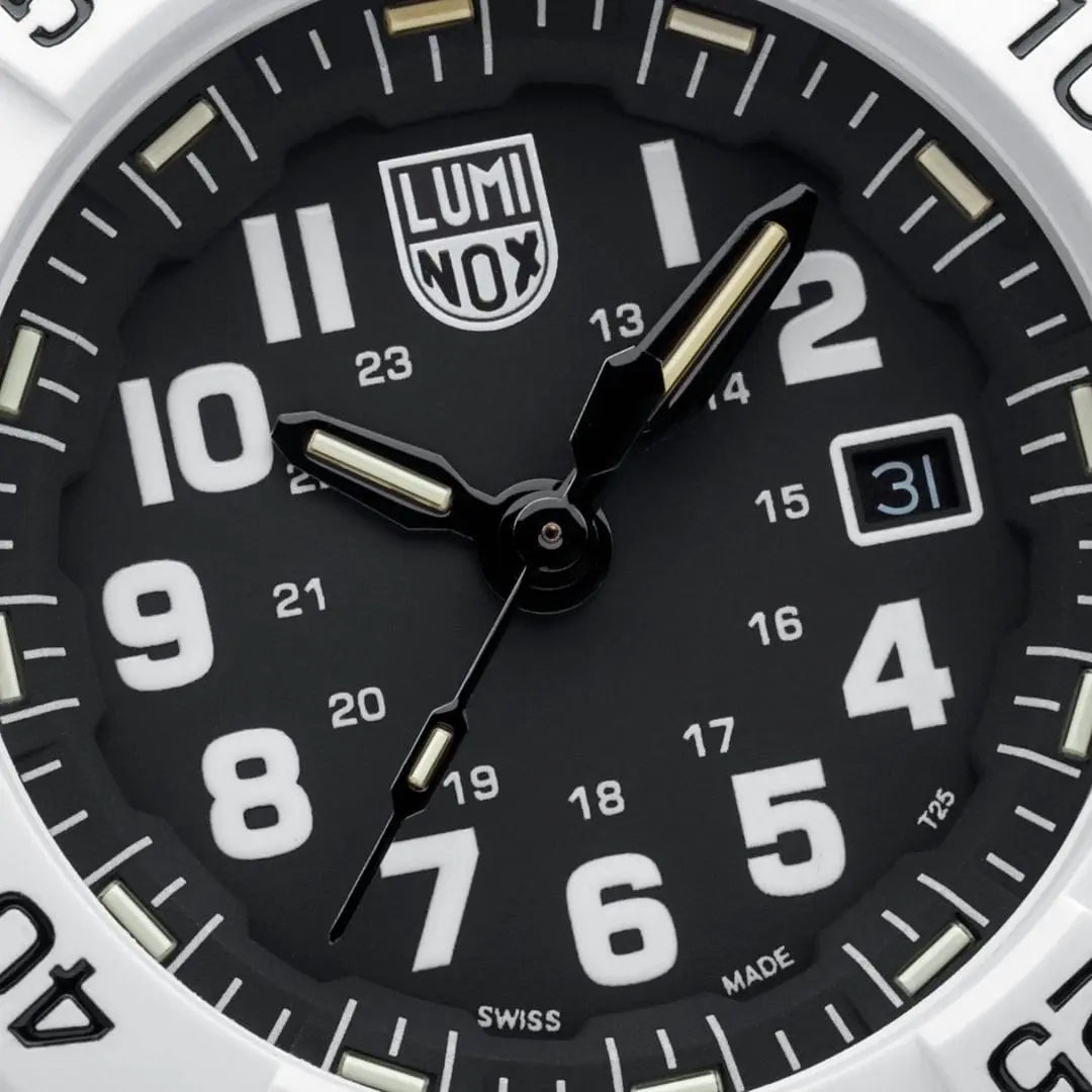 Luminox Tritium White Navy SEAL 45MM Military Dive Watch