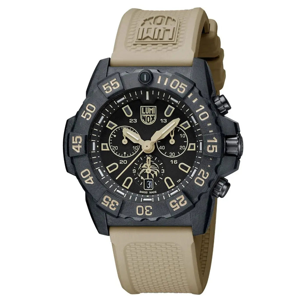 Luminox Tritium Sand Navy SEAL Foundation 45MM Chronograph Watch