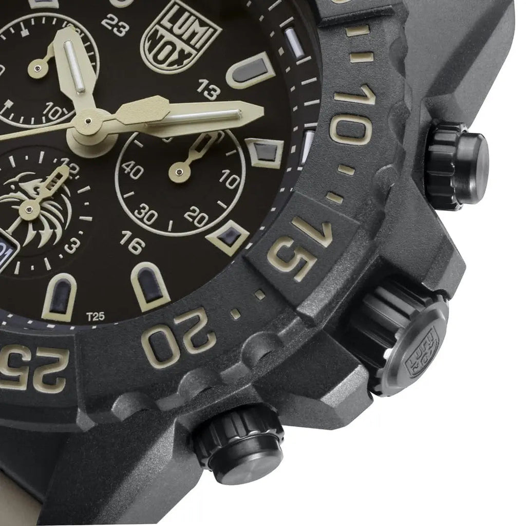 Luminox Tritium Sand Navy SEAL Foundation 45MM Chronograph Watch