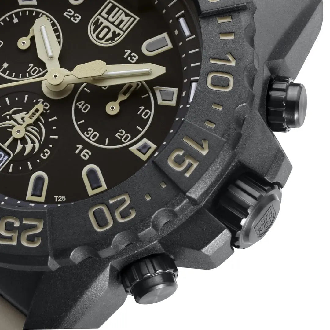Luminox Tritium Sand Navy SEAL Foundation 45MM Chronograph Watch