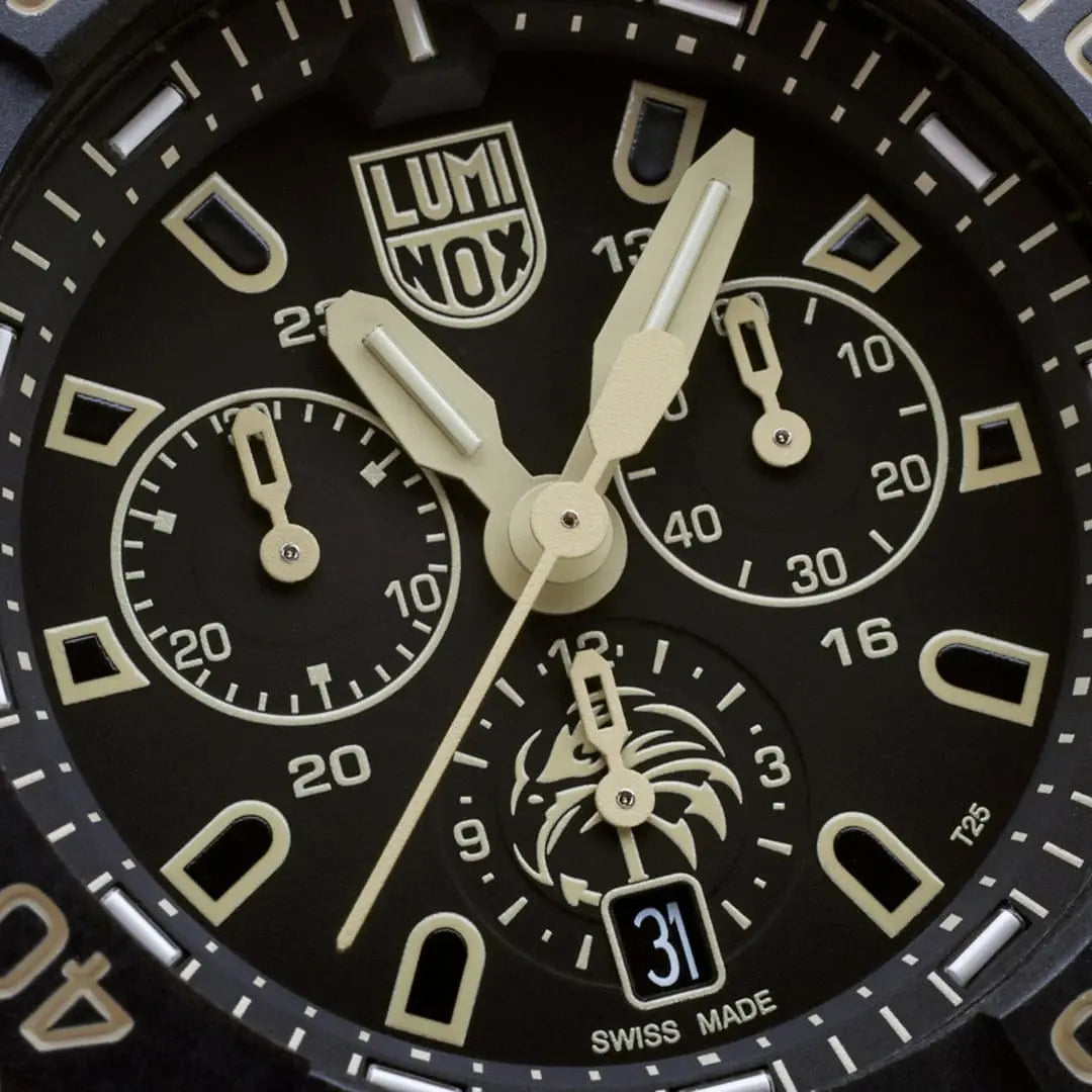 Luminox Tritium Sand Navy SEAL Foundation 45MM Chronograph Watch