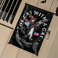 Cat With A Gat 3'x5' Flag