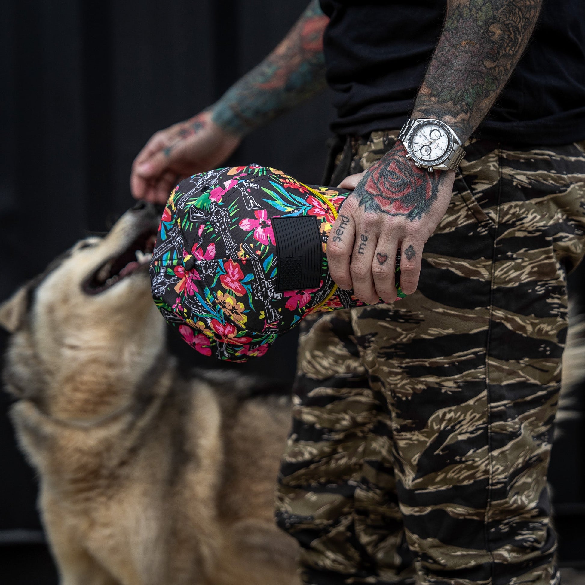 American Flag PVC Waterproof Weekender Snapback