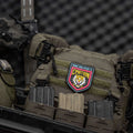 Lion Face Branded PVC Velcro Patch