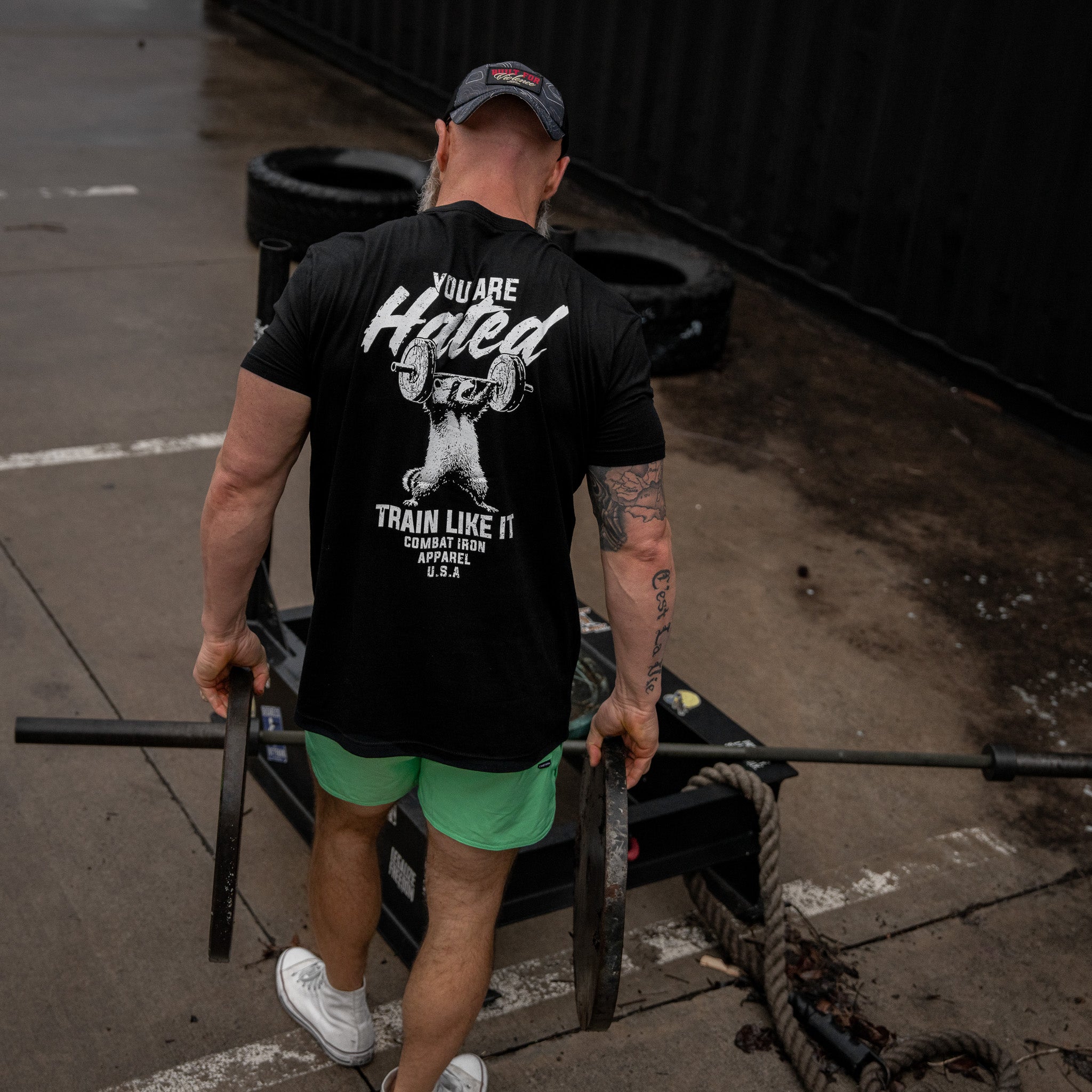 You Are Hated. Train Like It Men's T-Shirt