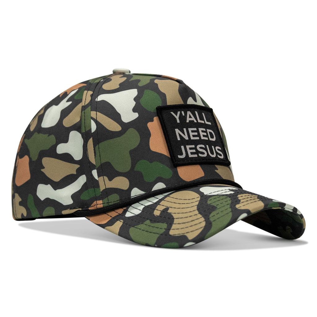 Y'all Need Jesus Patch 5 Pannel Snapback