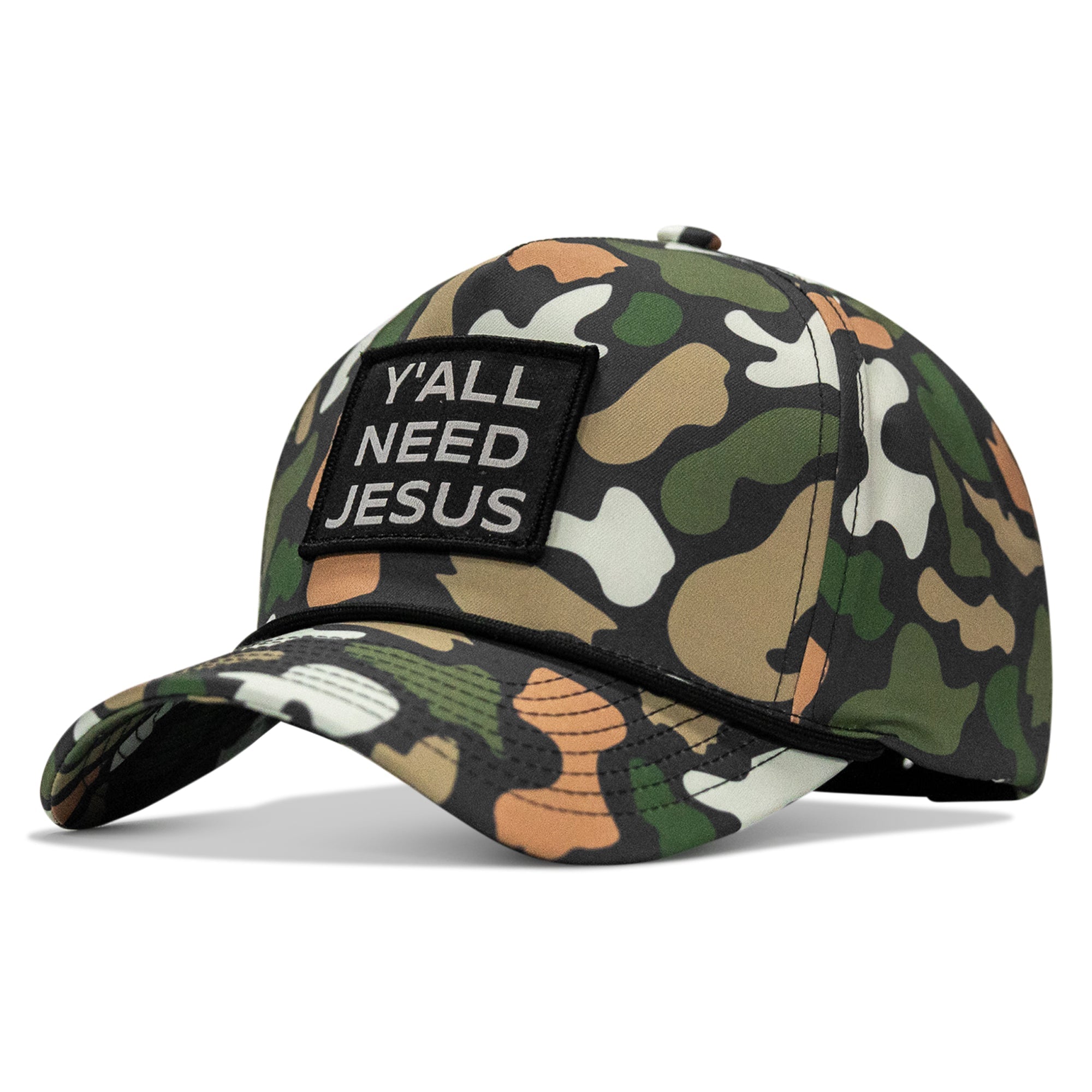 Y'all Need Jesus Patch 5 Pannel Snapback