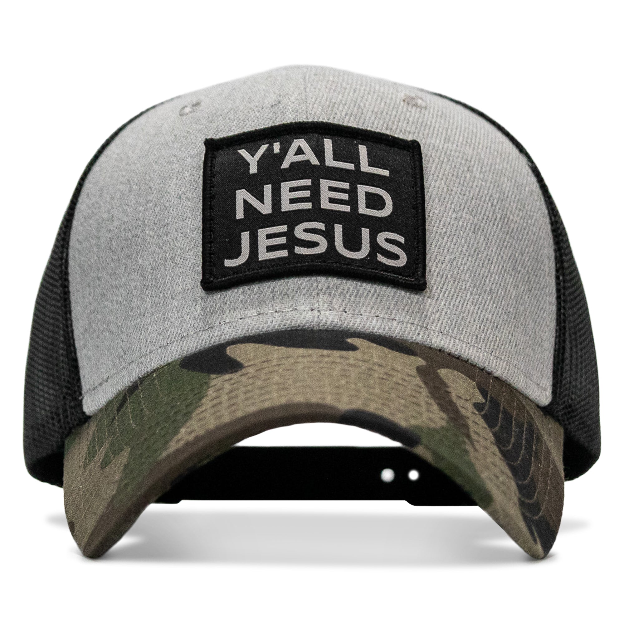 Y'all Need Jesus Patch Original Ripstop Snapback Hat