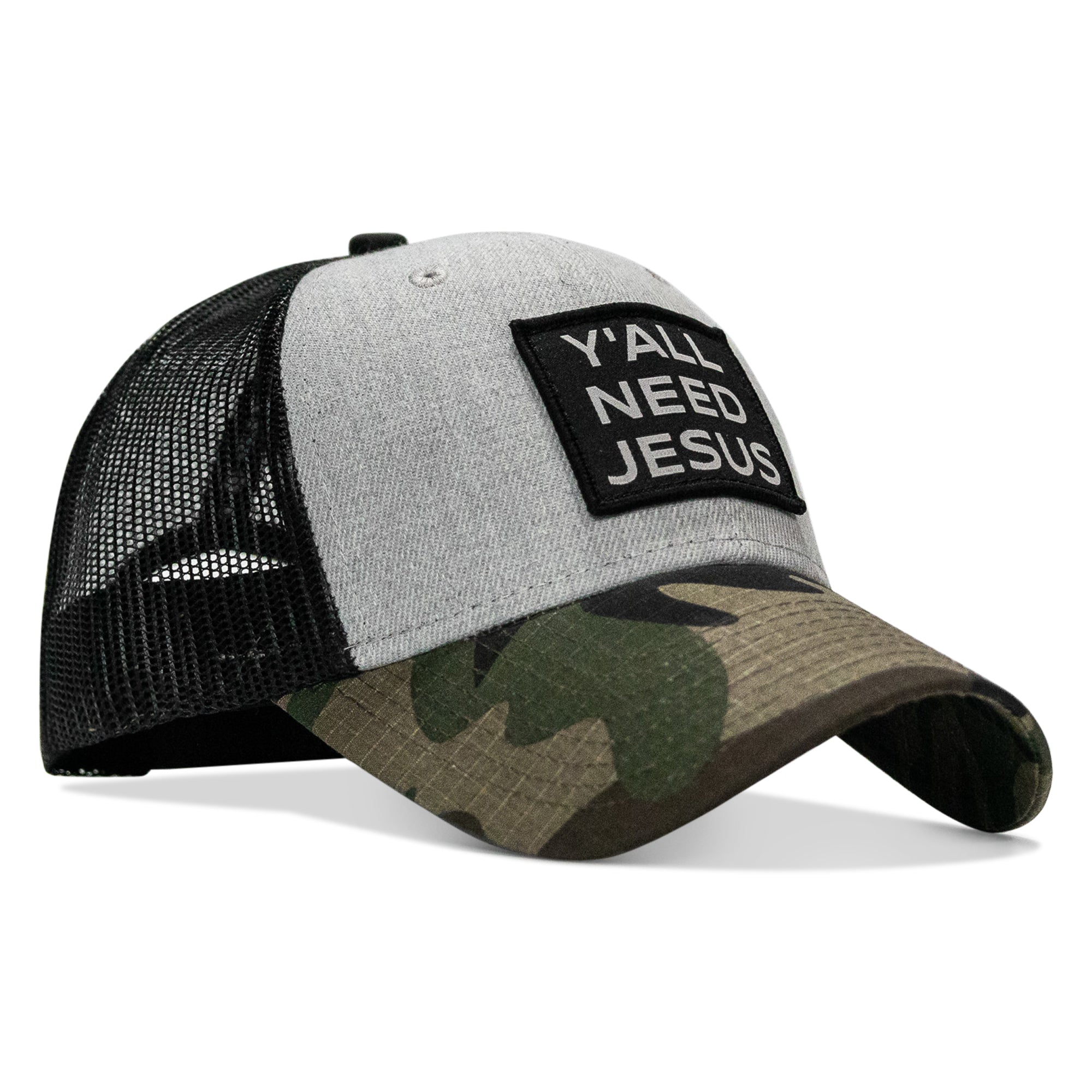 Y'all Need Jesus Patch Snapback Hat