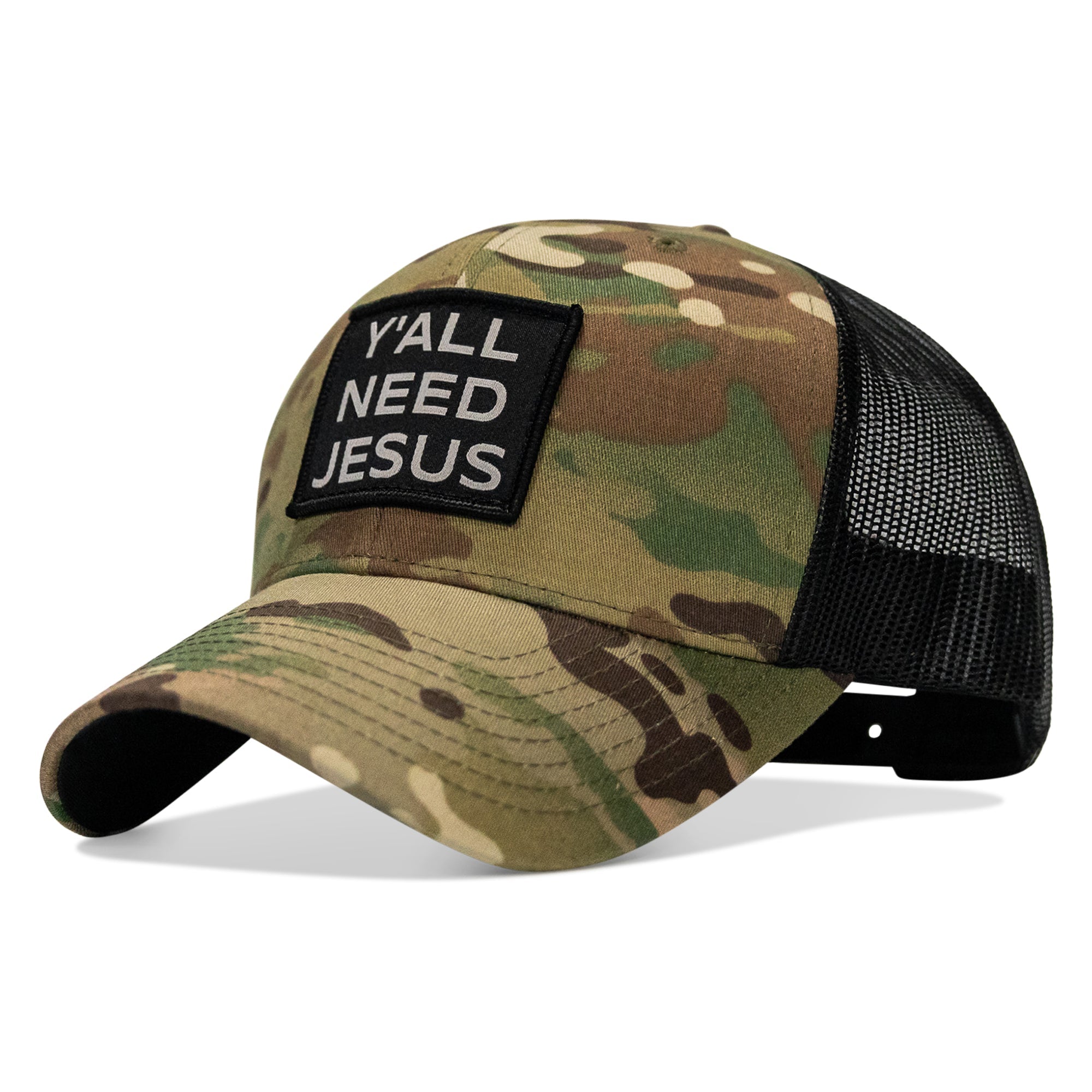 Y'all Need Jesus Patch Snapback Hat