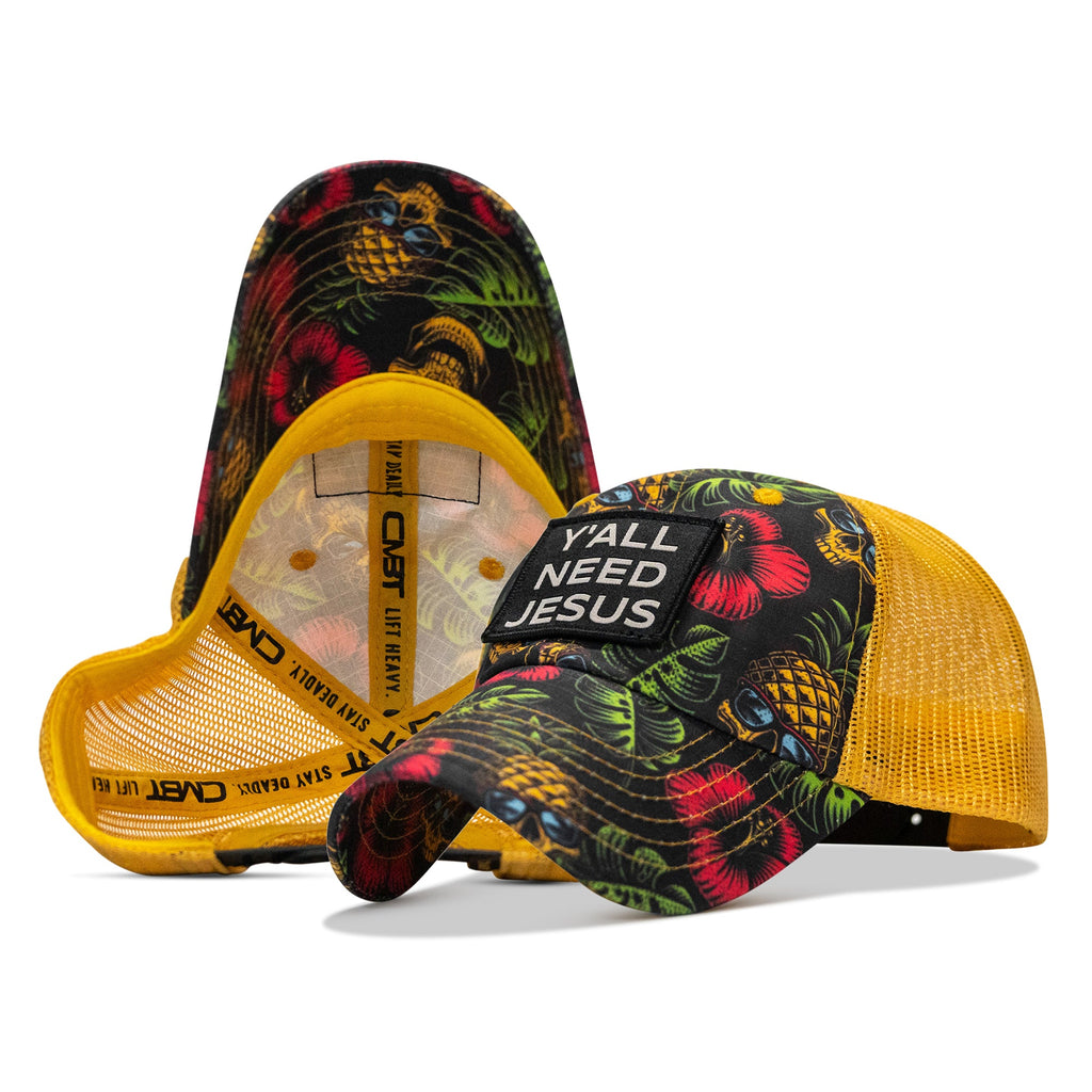 Y'all Need Jesus Patch Tactical Ripstop Mesh Snapback Hat