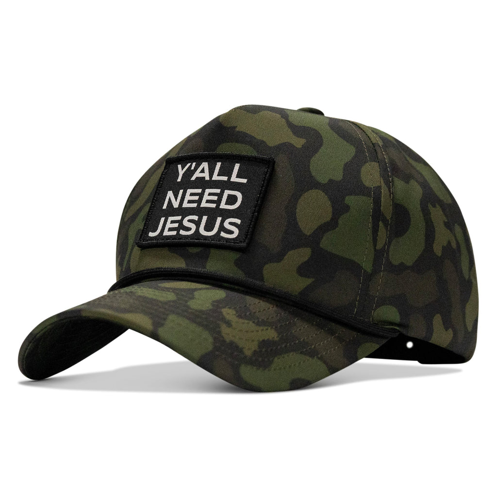 Y'all Need Jesus Patch 5 Pannel Snapback