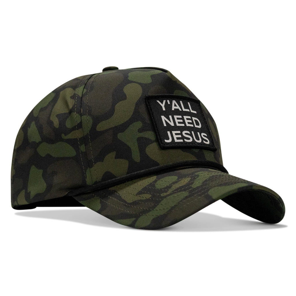 Y'all Need Jesus Patch 5 Pannel Snapback
