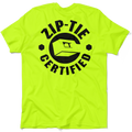 Zip Tie - Safety Yellow Pocket T-Shirt