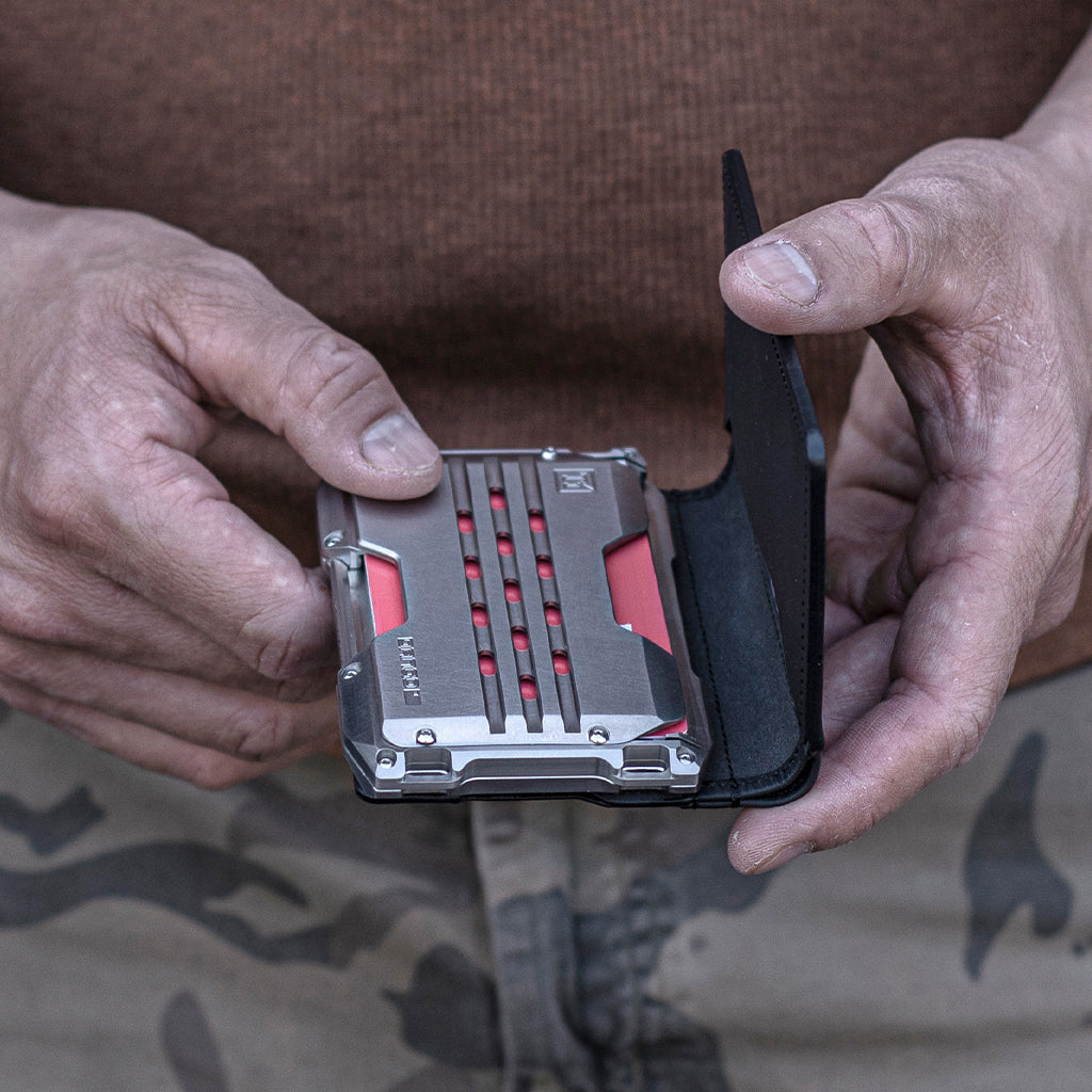 A10 ADAPT™ TITANIUM BIFOLD WALLET