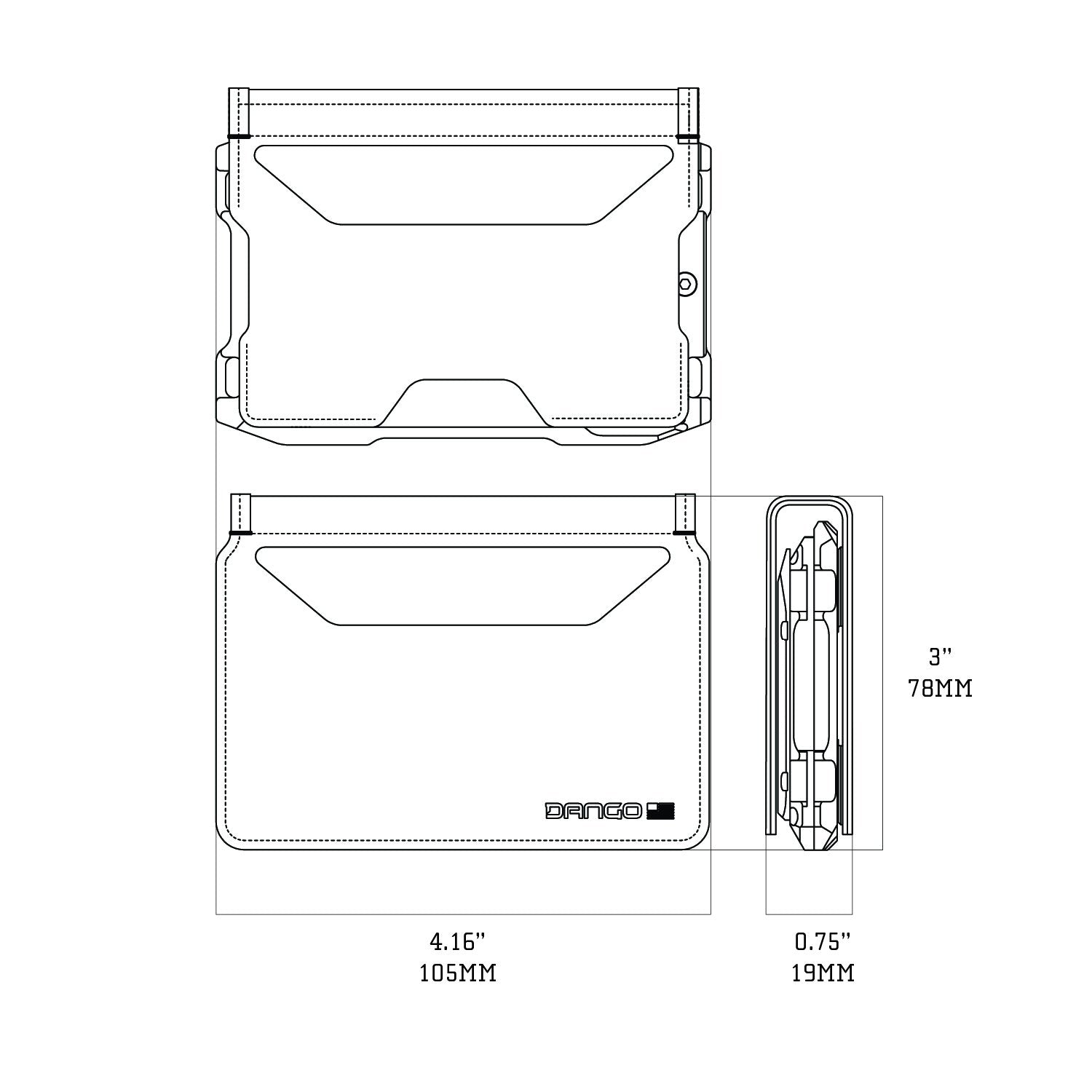 A10 ADAPT™ TITANIUM BIFOLD WALLET