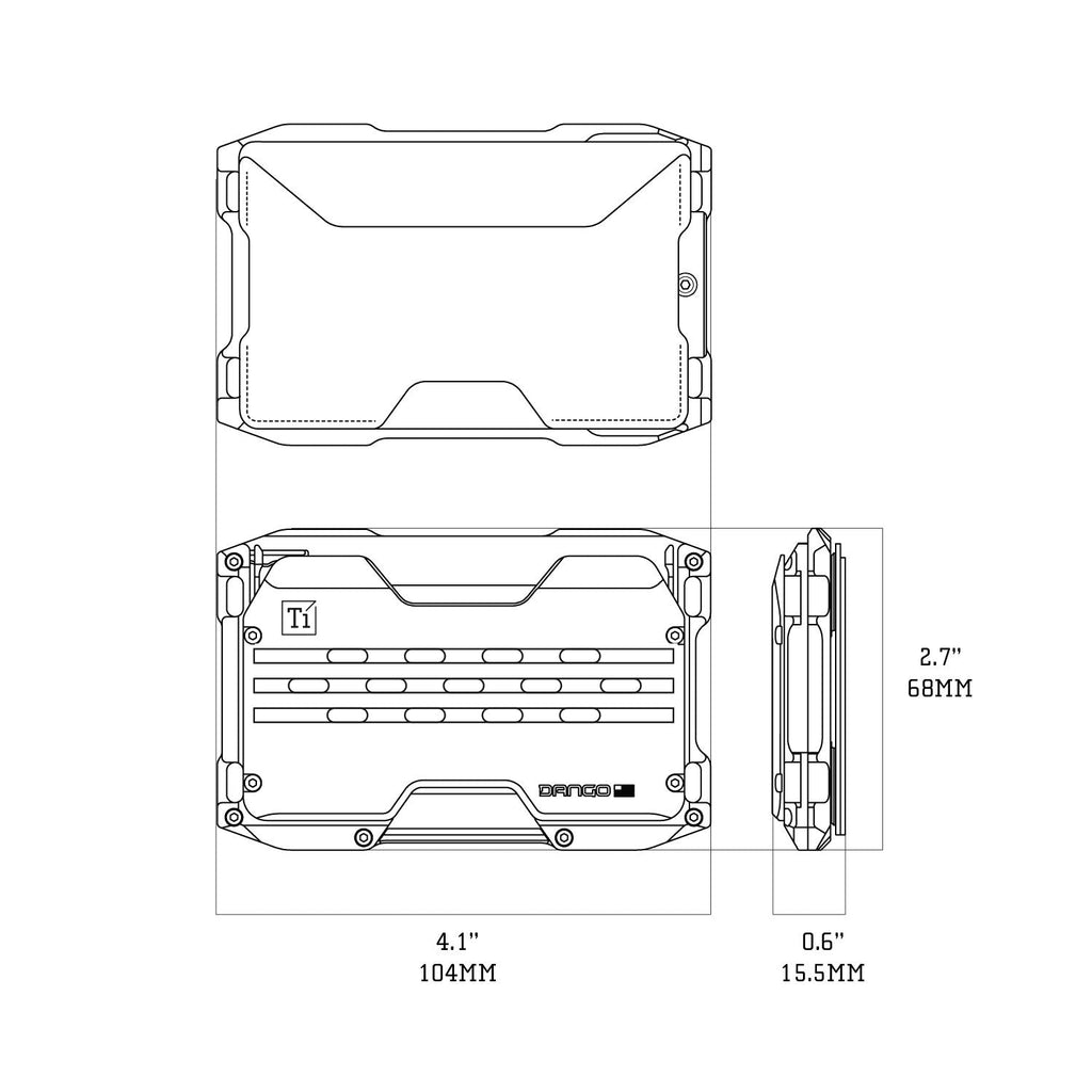 A10 ADAPT™ TITANIUM SINGLE POCKET WALLET