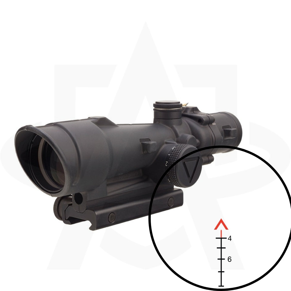 Trijicon ACOG 3.5x35 LED - 3.5x35 Scope w/ 12,000+ Hour Battery Life & TA51 Mount - Waterproof