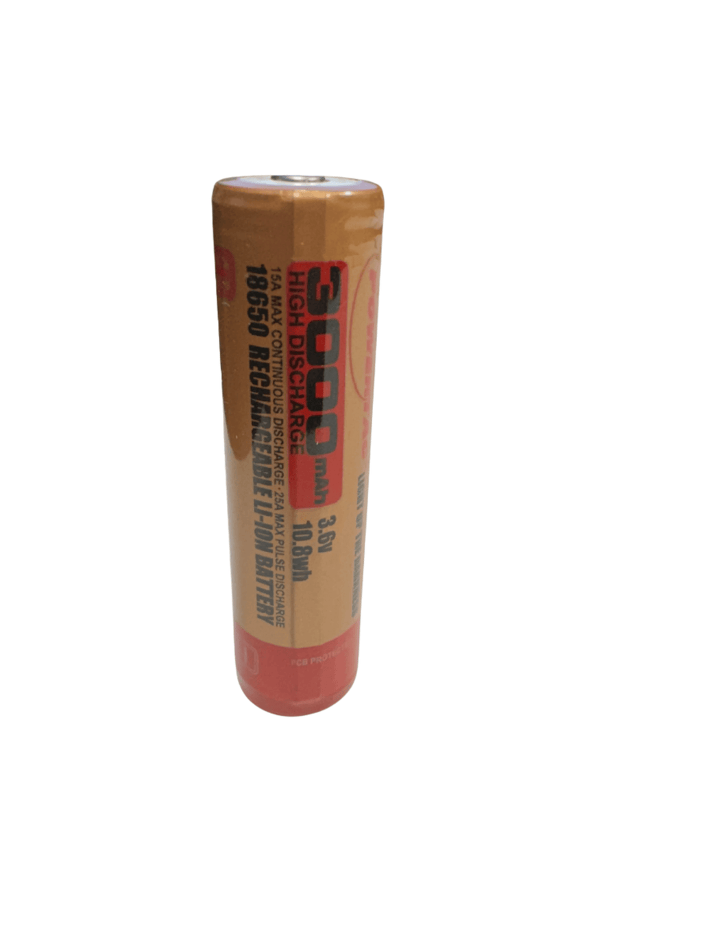 3000 mAh High Capacity 18650 Battery