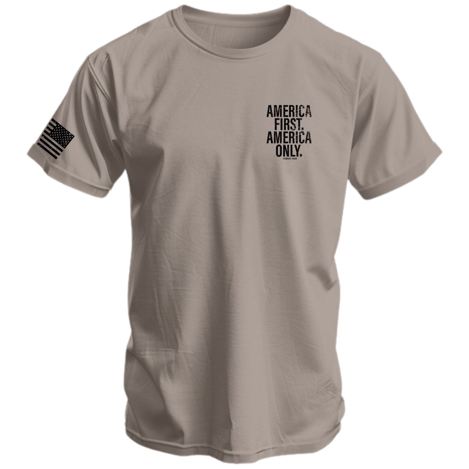 America First. American Only. Men's T-Shirt