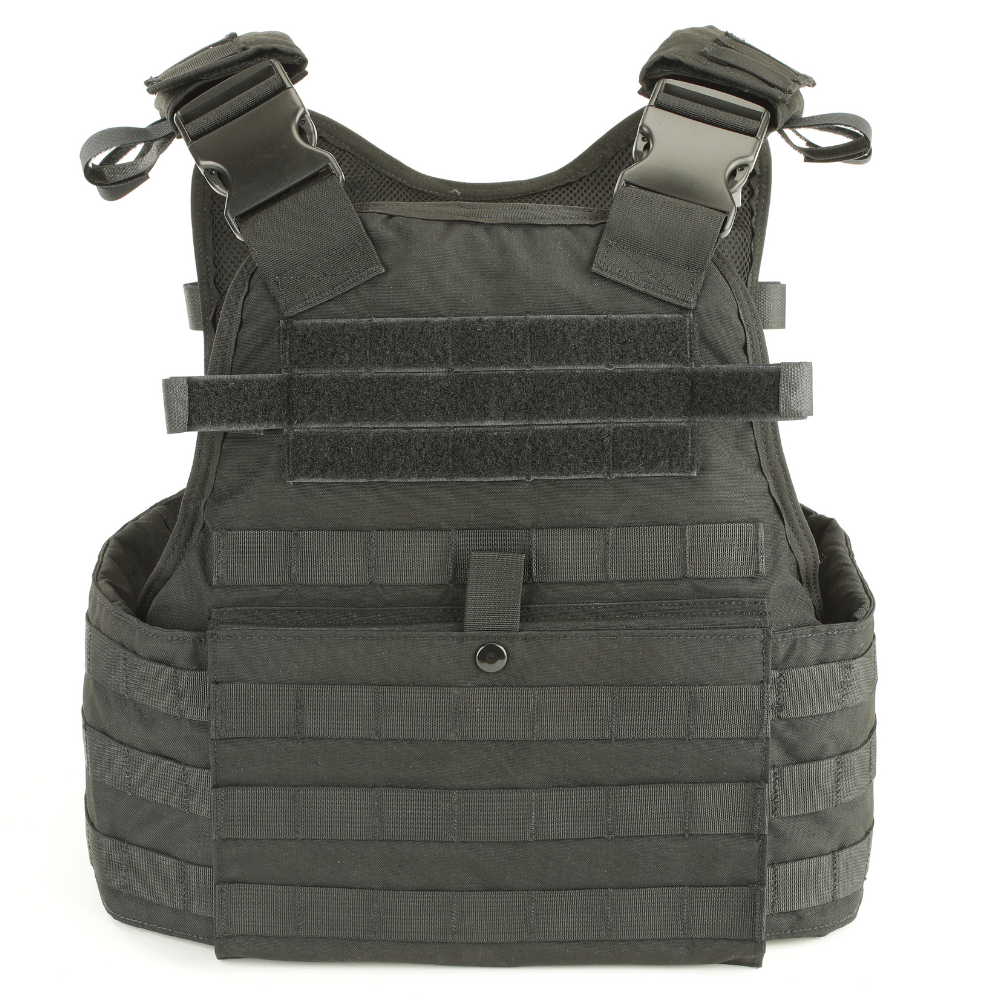 Professional Plate Carrier with Cummerbund Color Black