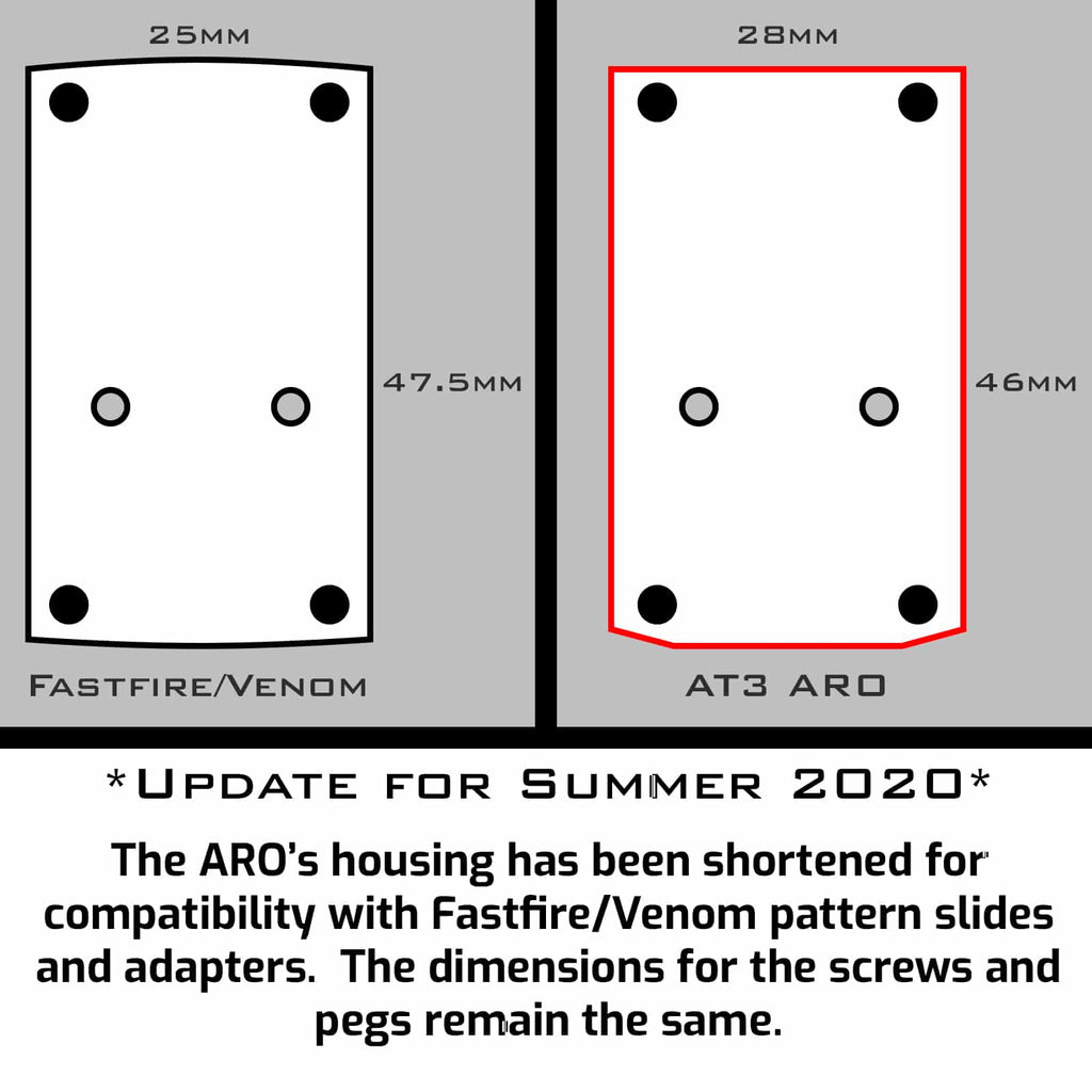 ARO™ Micro Red Dot Reflex Sight with Optional Riser Mount